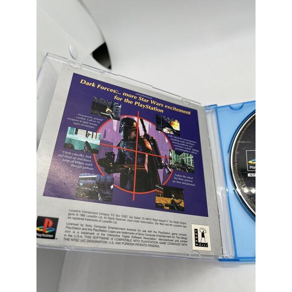 Sony PlayStation 1 PS1 Star Wars Rebel Assault II 2 Manual Tested Working Nice - Picture 5 of 10